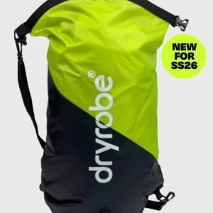Neu Im Sortiment DRYROBE wasserdichter Packsack Drybag Schwarz Lime