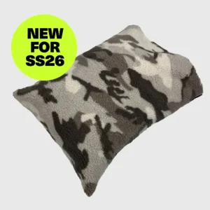 DRYROBE Kissenbezug Sand Camo Schwarz Echt