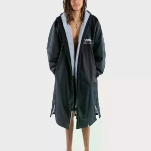 DRYROBE Advance Long Sleeve Schwarz Grau M REMIX C Neue Kollektion