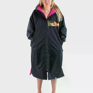 DRYROBE Advance Long Sleeve Schwarz Pink S REMIX C Direktkauf