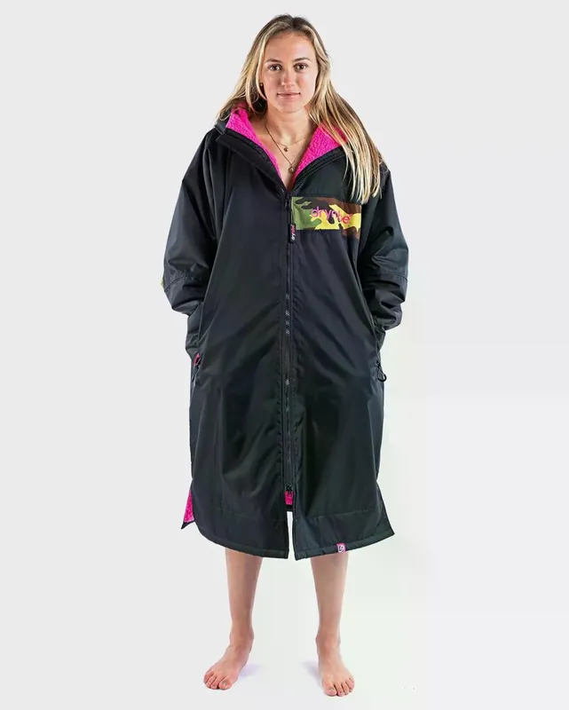 DRYROBE Advance Long Sleeve Schwarz Pink S REMIX C Direktkauf