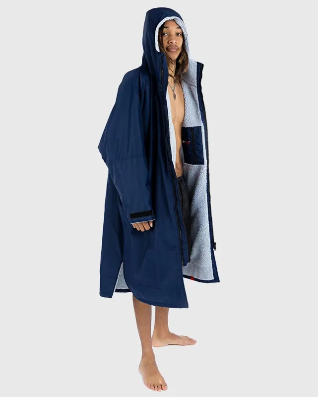 DRYROBE Advance Long Sleeve Navy Grau XS Knallerangebot