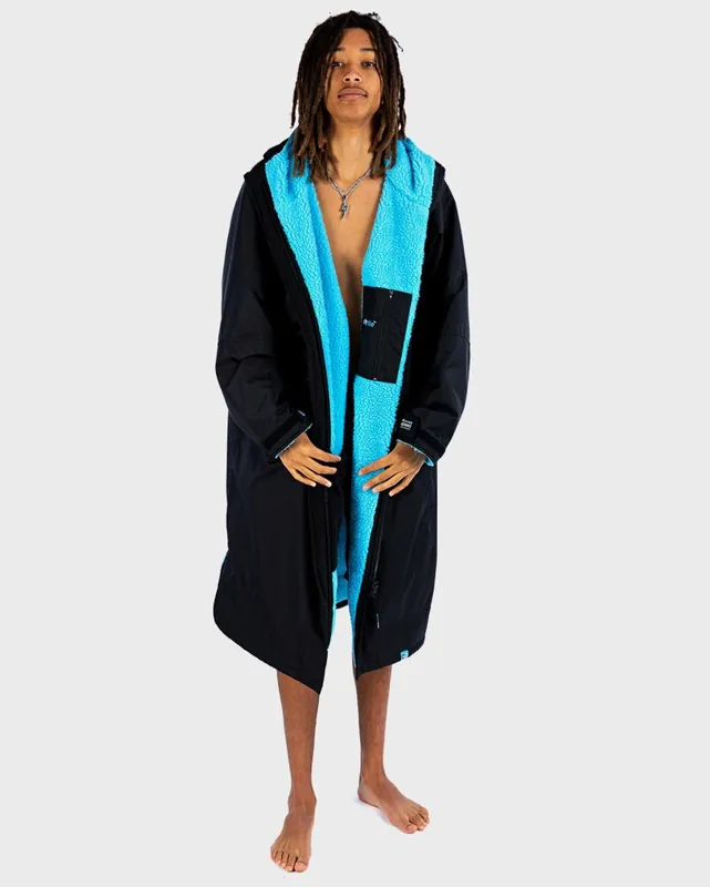DRYROBE Advance Long Sleeve Schwarz Blau M Schnäppchen