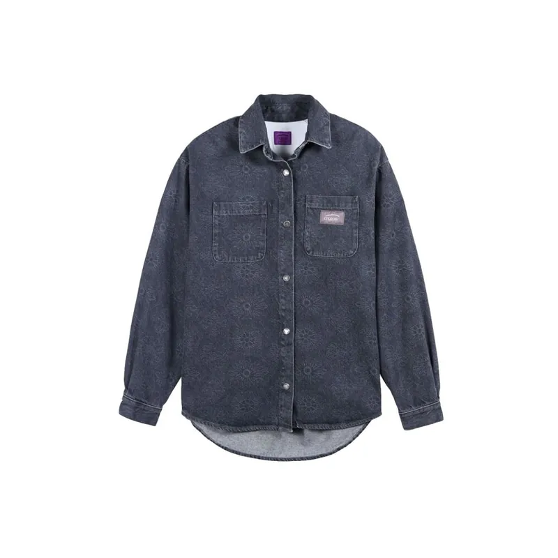 Oxbow Long Sleeve Denim Shirt Motel Dark Grey M Super-Preis