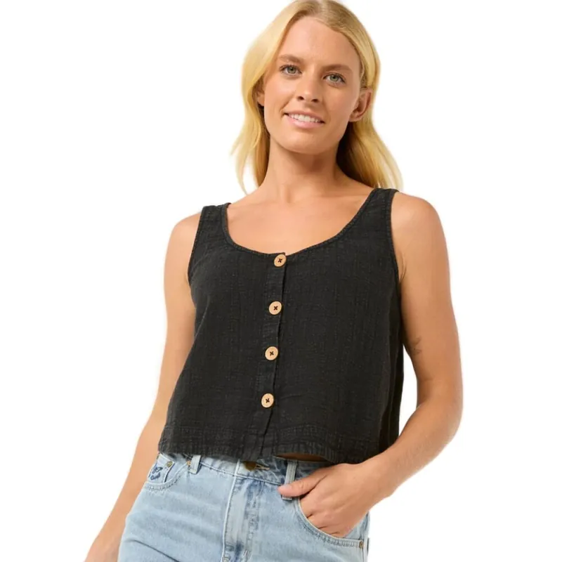 Rip Curl Classic Surf Tank II Washed Black Neu