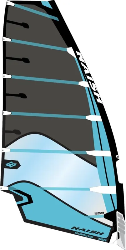 Versand Am Gleichen Tag Naish Freerace no Cam Segel 2024 Blue/Black