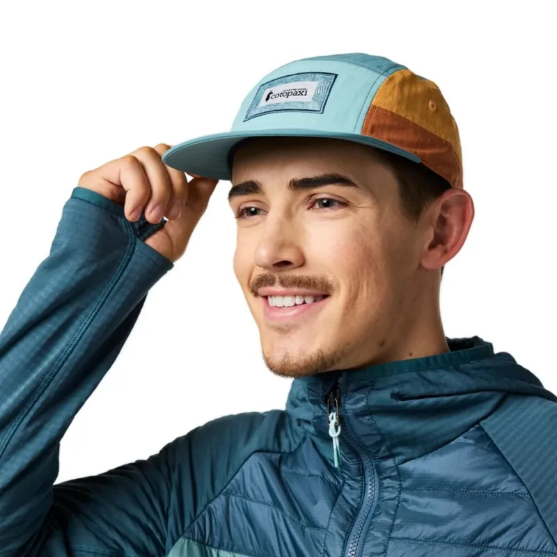 Cotopaxi Zen Garden Tech 5-Pannel Cap Tide Pool And Everglade Neue Kollektion