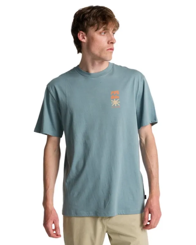 Kracherpreis Billabong Segment Tee Washed Blue S