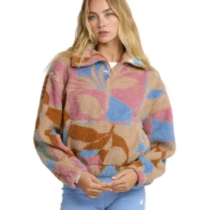 Schneller Versand Billabong Barra Half Zip Fleece Oatmeal S