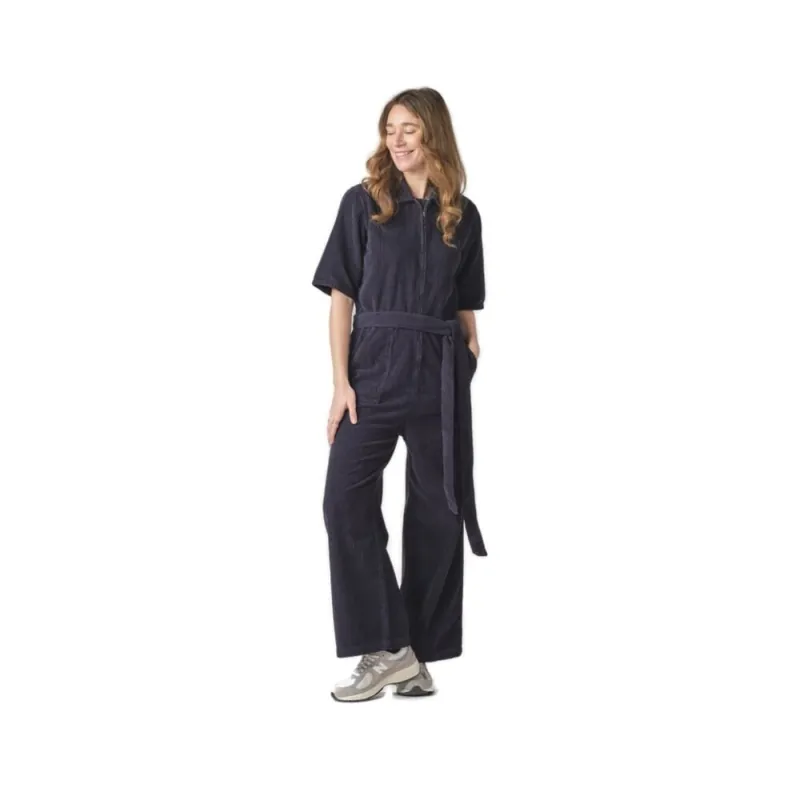 Klitmoller Collective Asta Cord Jumpsuit Navy Meistverkauft