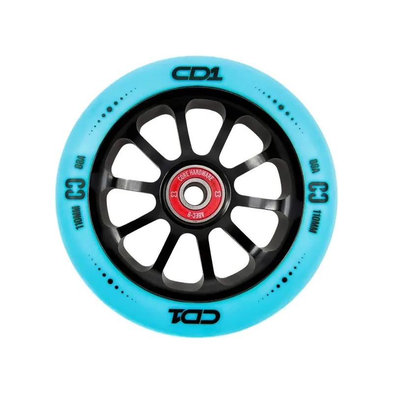 Neu Core CD1 Stunt Scooter Rolle 110mm Blue Black