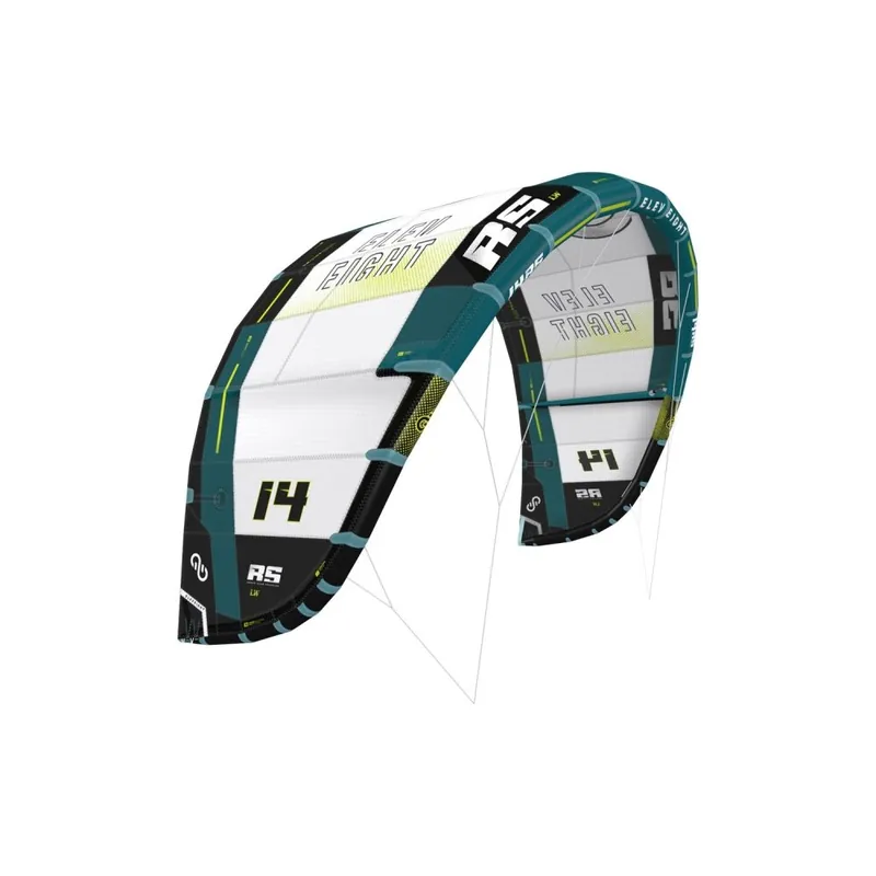 Markenprodukt Eleveight RS V10 Kite Freeride Series 2027 17m Tech Green LW