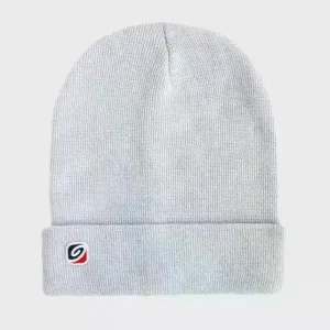 DRYROBE ECO Beanie Strickmütze Hellgrau Knallerangebot