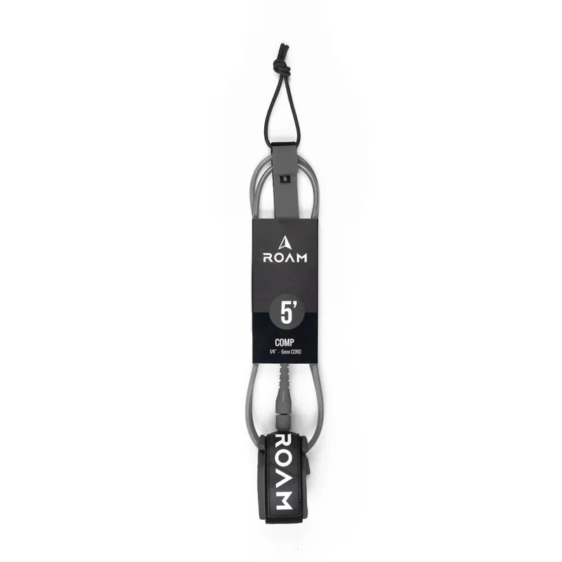 ROAM Surfboard Leash Comp 5.0 Grau Meistverkauft