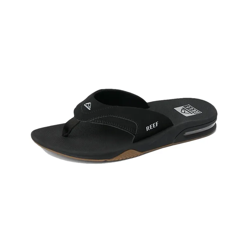 reef Fanning Zehentrenner Black Silver Zertifiziert