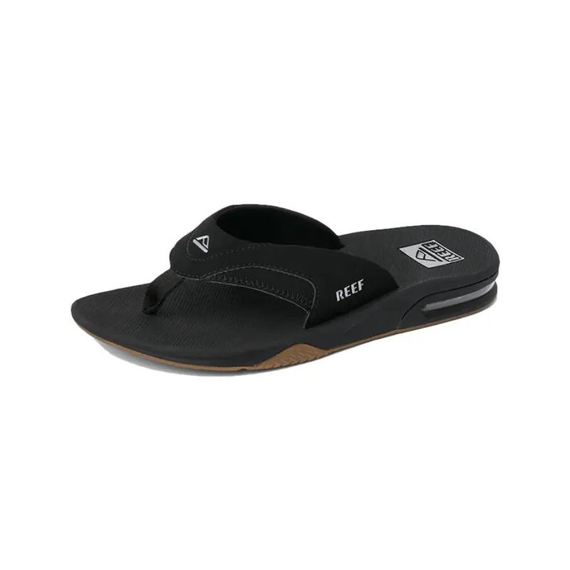 Markenware reef Fanning Zehentrenner Black Silver US 11 (44)