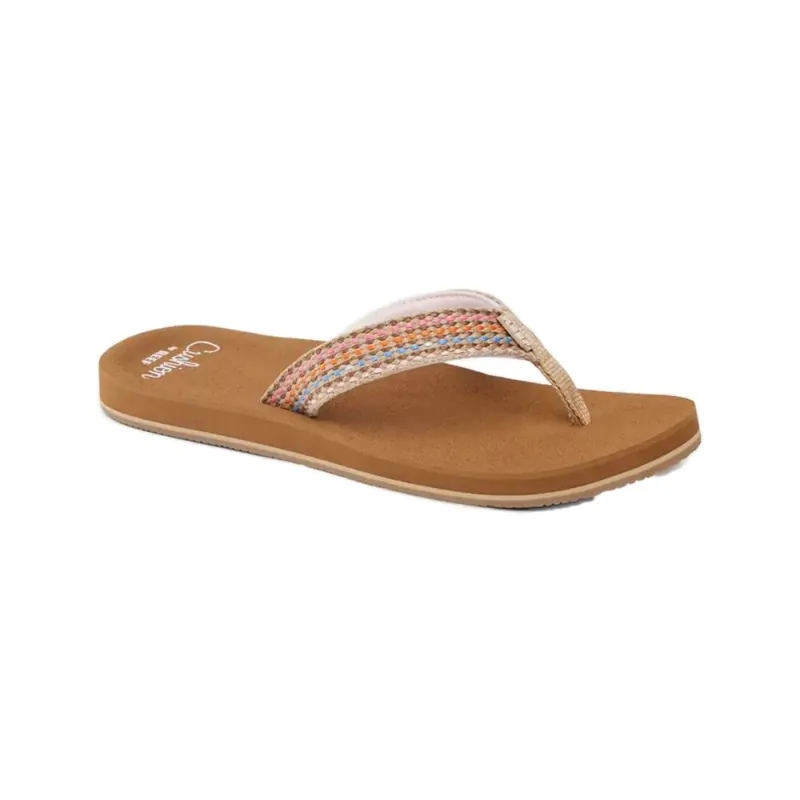 reef Baja Elana Zehentrenner Brown Pink US 7 (37.5) Sale
