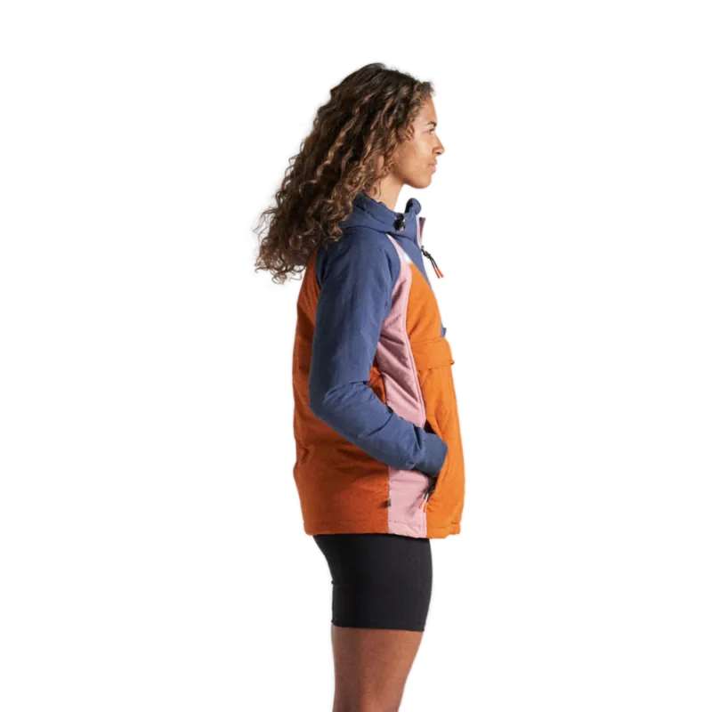 Finale Aktion Passenger Clothing Ocean Recycled Insulated Anorak Dark Denim/Sunset Orange L