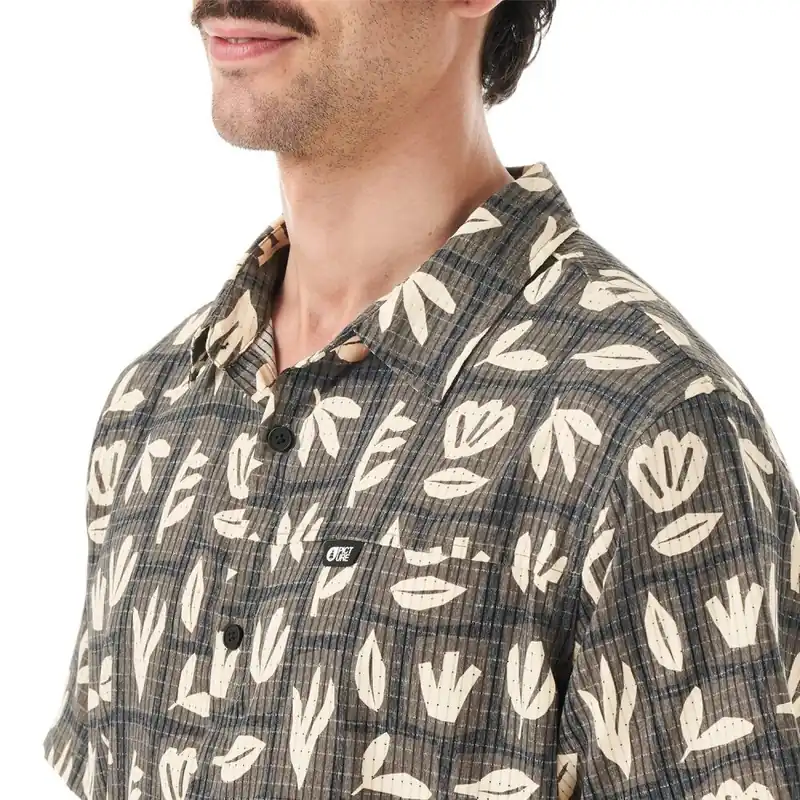 Picture Organic Clothing Klivox Printed Shirt Cedar Leaf S Schneller Versand