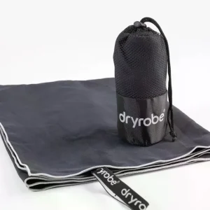 DRYROBE Mikrofaserhandtuch Schwarz 80x130cm Preiswert