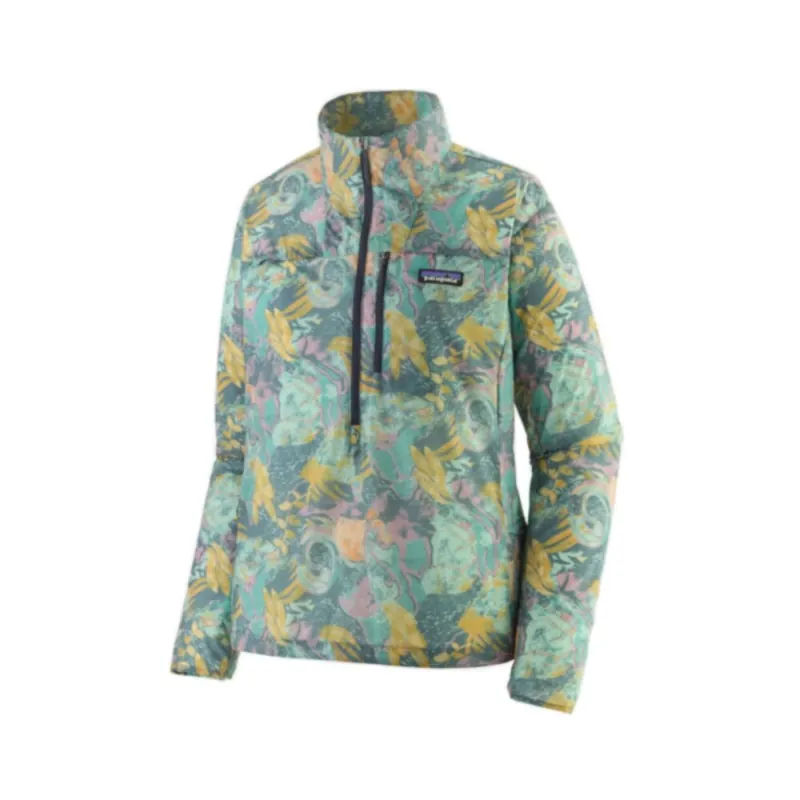 Patagonia W's Houdini Stash 1/2 Zip Moon Tripper Blue Sage M Sonderaktion