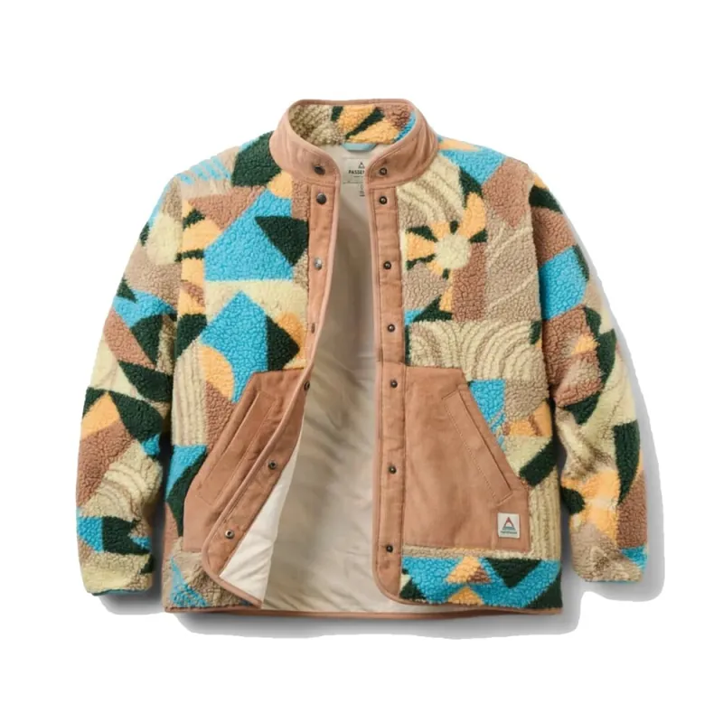 Passenger Clover 2.0 Recycled Sherpa Fleece Sun Patch Simple Taupe Günstig