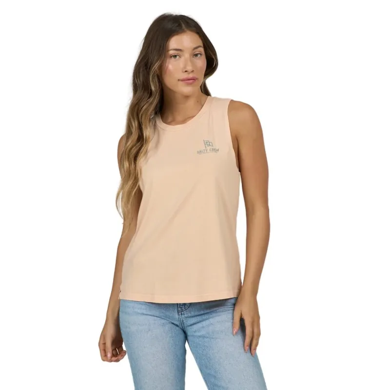 Salty Crew Flying High Muscle Tank Apricot M Sonderaktion
