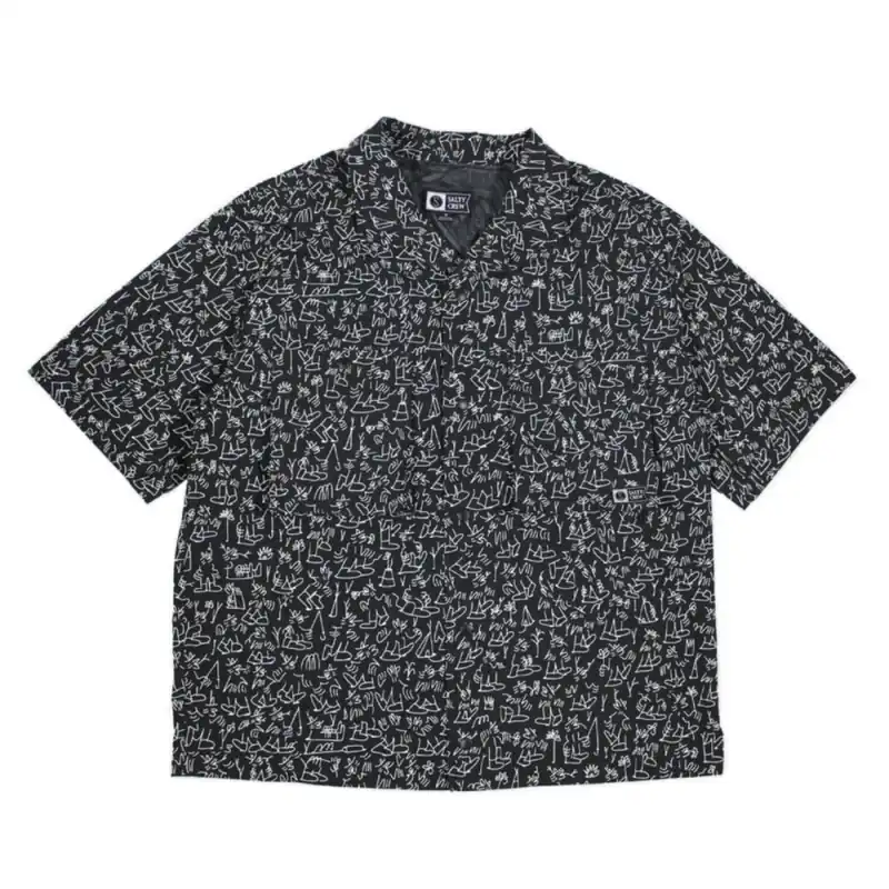 Salty Crew Fishcamp Shirt LB Hemd Black XL Ausverkauf