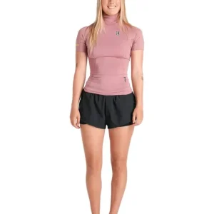 Highlight C-Skins NuWave Rash X Womes SS Rashguard Rose L (US10 /UK12)