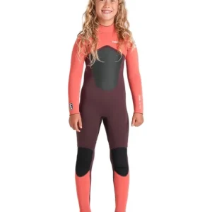 Angebot C-Skins NuWave Legend 4:3 Junior GBS Back Zip Steamer Rust Coral JXXXS (95-100cm)