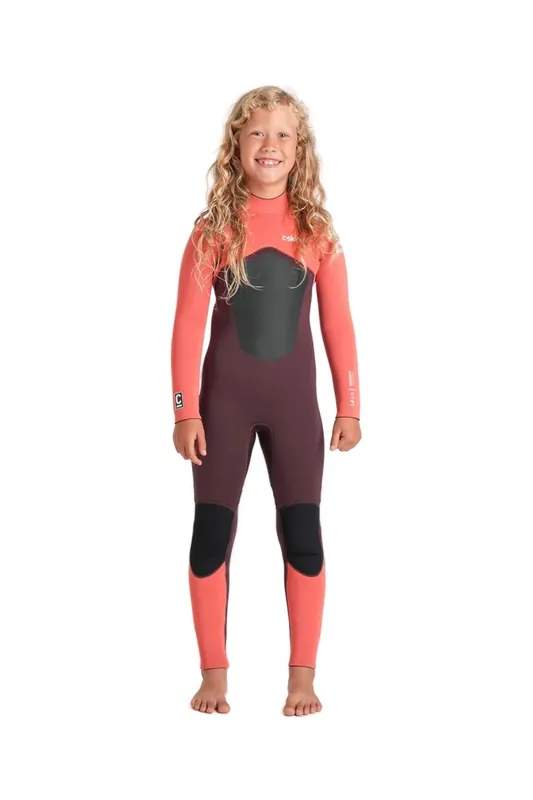 Günstig C-Skins NuWave Legend 4:3 Junior GBS Back Zip Steamer Rust Coral JL (137,5-142,5cm)