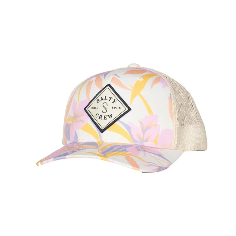Aktuell Salty Crew Sealine Retro Trucker Cap Pink Skies