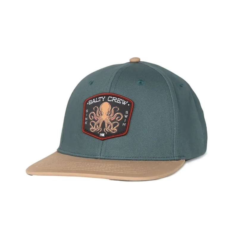Neue Ware Salty Crew Tako Club Boys Snapback Cap Hydro Khaki