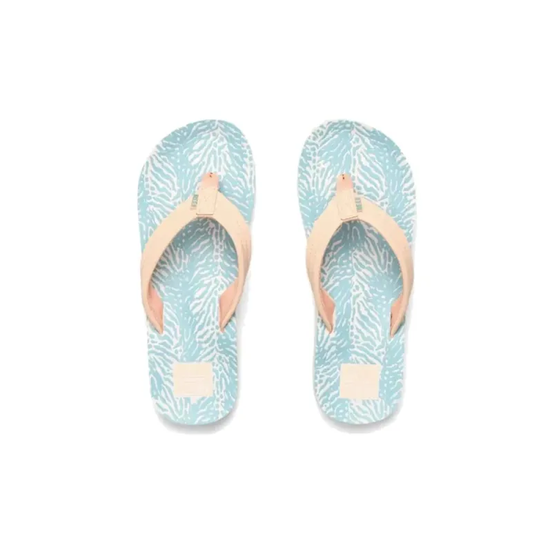 reef AHI Kids Zehentrenner Peach/Blue Animal US1 - EU 17 Preisreduziert