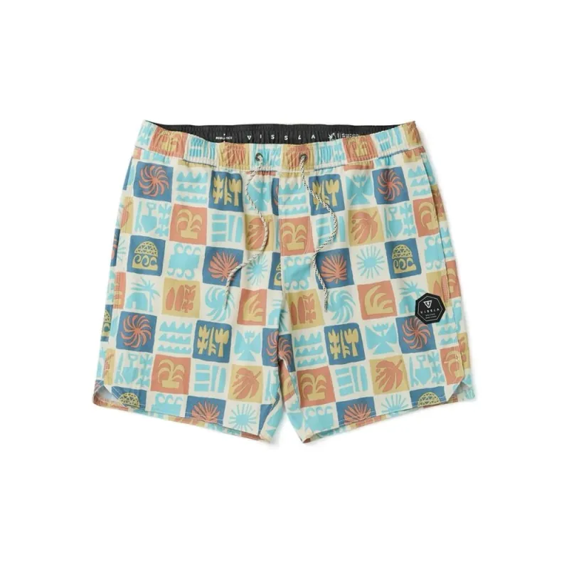 Sonderangebot Vissla Seaside 16.5 Ecology Center Boardshort Ecolastic Multi L