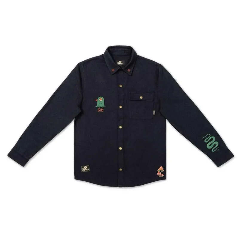 The Dudes European Fantasy Overshirt Chuck Premium Black Jetzt Bestellen