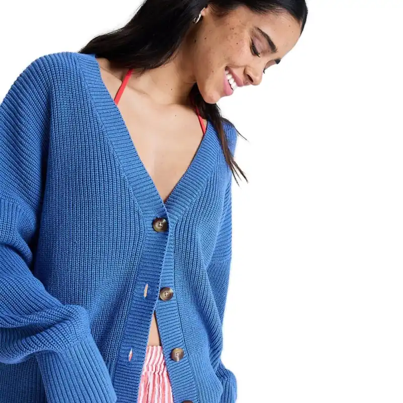 Roxy Cosmic Coast Strickjacke Dutch Blue M Nur Für Kurze Zeit