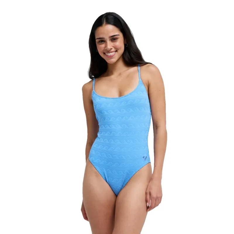 Roxy Swimsuit Paradise Wave Silver Lake Blue M Beliebt