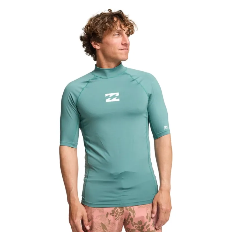 Top-Seller Billabong Waves All Day SS Rashguard Sea Green S