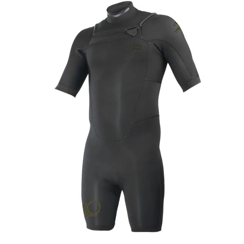 Soöruz Fighter Frontzip Shorty Organic Oysterprene 2/2mm Black XL (54) Top-Angebot