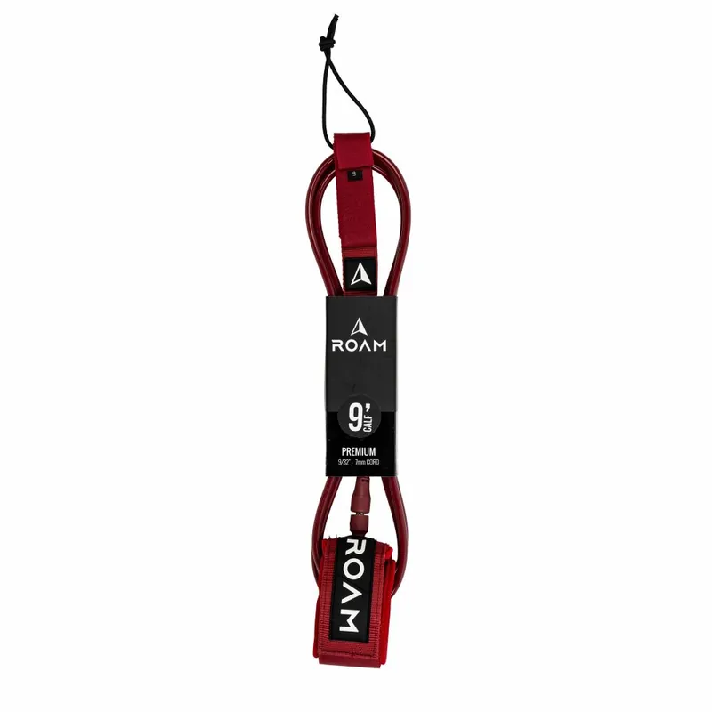 ROAM Surfboard Leash Premium 9.0 Knie Dunkelrot Jetzt Bestellen
