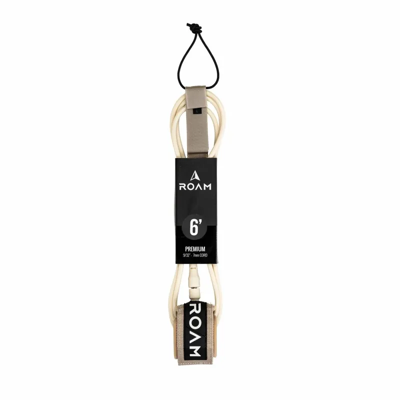 Sichere Zahlung ROAM Surfboard Leash Premium 6.0 Sand
