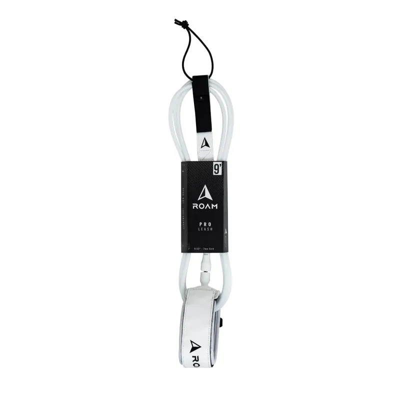 ROAM Surfboard Leash PRO 9.0 Knie Weiss Wochenendangebot