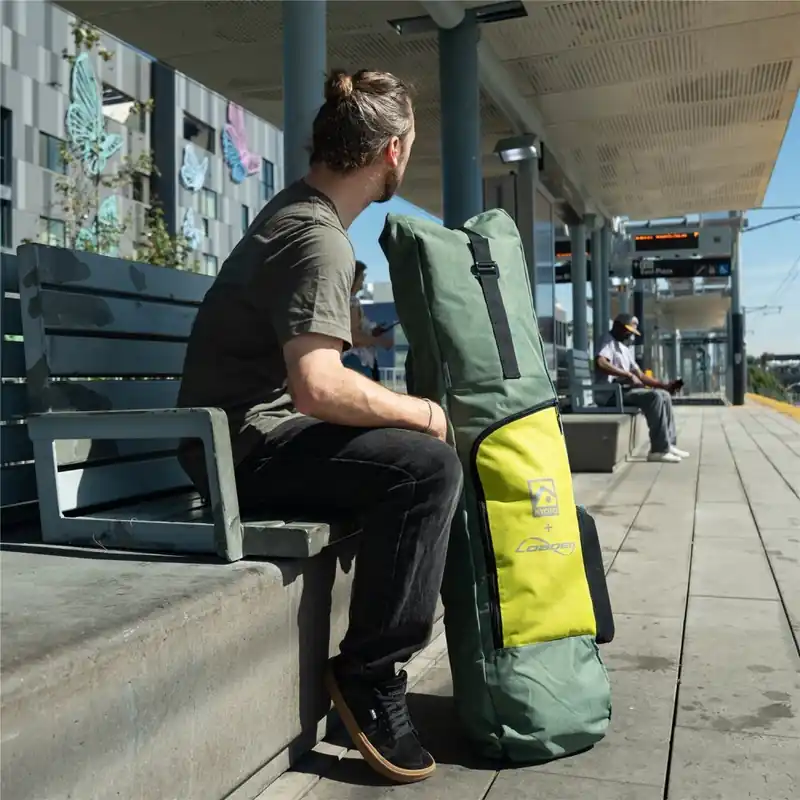 Letzte Chance Loaded x Kyoto Long Base Longboard Collab Bag Green