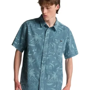 Meistverkauft Billabong Solana Cord SS Hemd Washed Blue XL