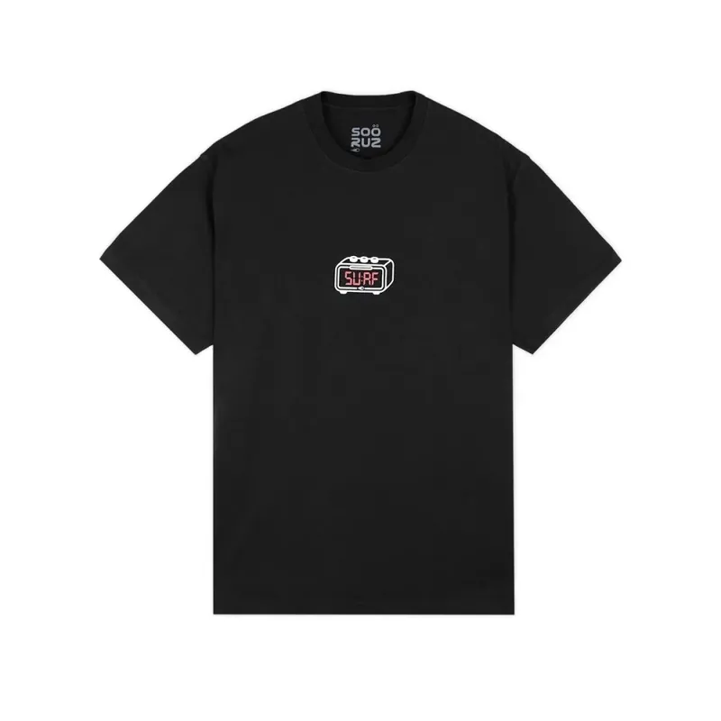 Echt Soöruz T-Shirt SS Bio Clock Organic Cotton Black S