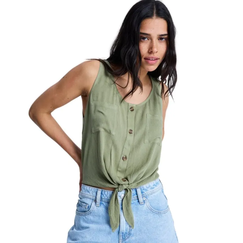 Top-Angebot Roxy Tropical Hill Top Oil Green L