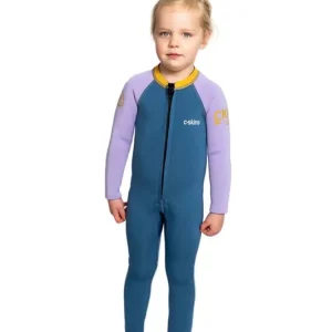 Wochenendangebot C-Skins NuWave C-Kid Baby Steamer 3/2 Neoprenanzug Steel Blue Lilac 4 Jahre/ XS / 102-112cm