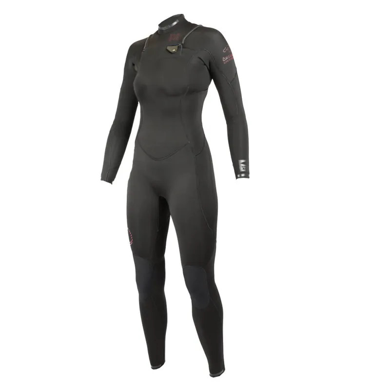 Garantierte Lieferung Soöruz Divine Fullsuit 4/3 Organic-Oysterprene FZ Frauen Neoprenanzug Black S (8)