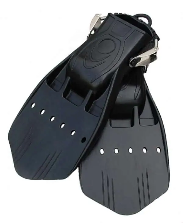 Neuheit Schwere Tec Gummiflossen mit Spring Straps